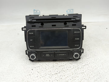 2014-2016 Kia Forte Radio AM FM Cd Player Receiver Replacement P/N:96160-A7401WK Fits Fits 2014 2015 2016 OEM Used Auto Part