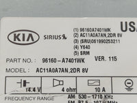 2014-2016 Kia Forte Radio AM FM Cd Player Receiver Replacement P/N:96160-A7401WK Fits Fits 2014 2015 2016 OEM Used Auto Part