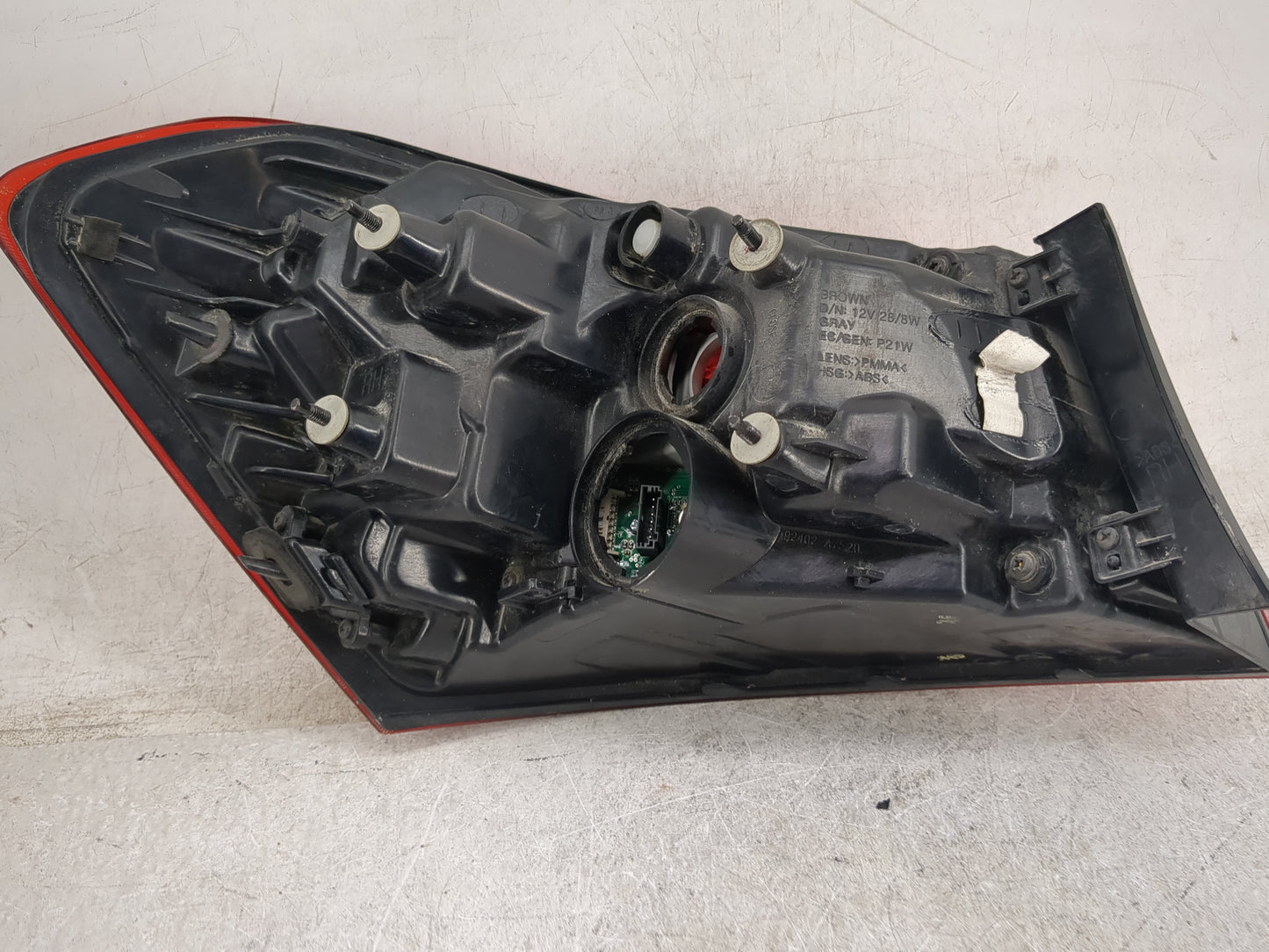 2014-2016 Kia Forte Tail Light Assembly Passenger Right OEM P/N:92402-A7 Fits Fits 2014 2015 2016 OEM Used Auto Parts - Oemu