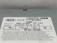 2014-2016 Kia Forte Radio AM FM Cd Player Receiver Replacement P/N:96560-A7103WK AV130A7AN Fits Fits 2014 2015 2016 OEM Used
