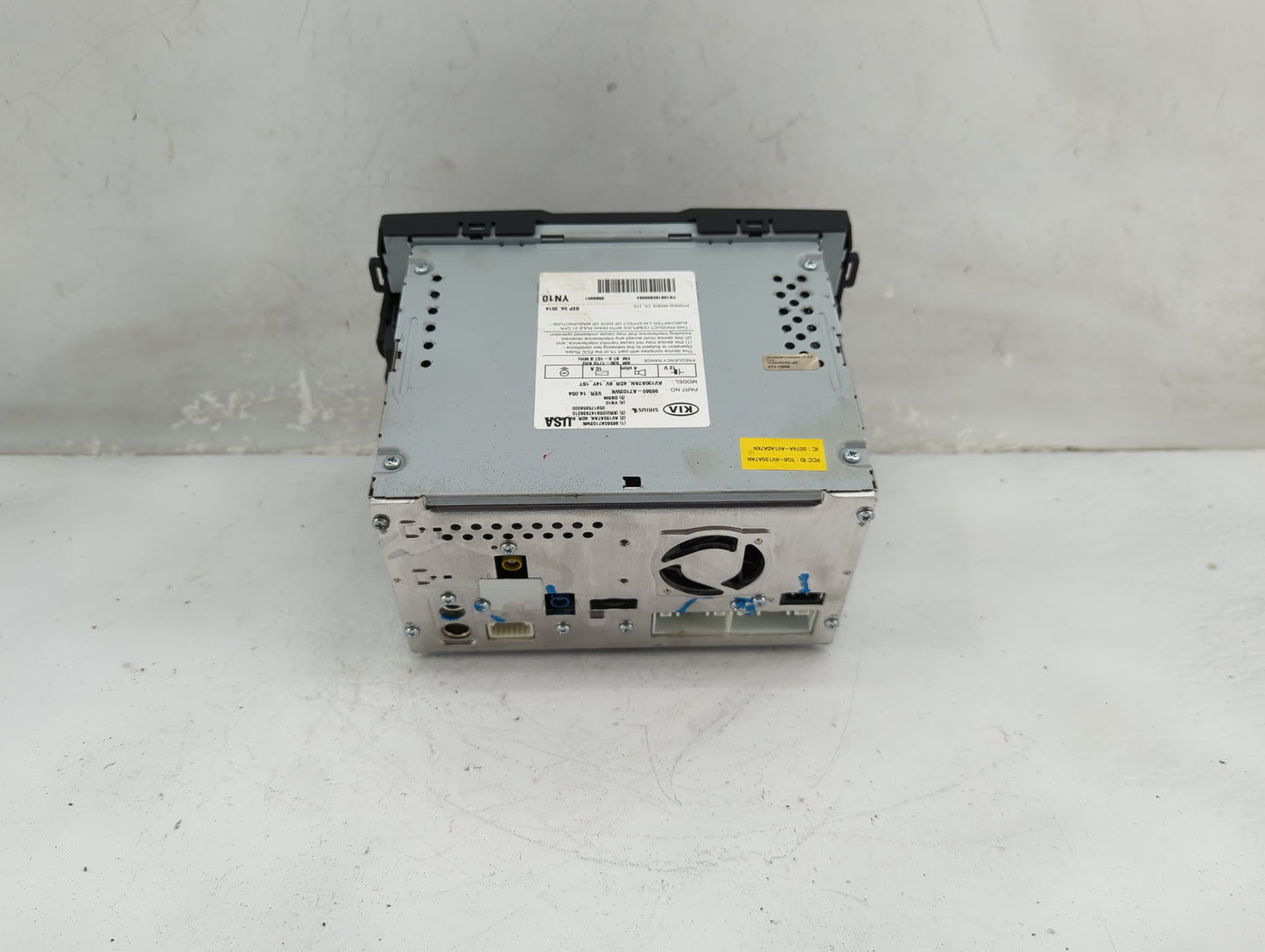 2014-2016 Kia Forte Radio AM FM Cd Player Receiver Replacement P/N:96560-A7103WK AV130A7AN Fits Fits 2014 2015 2016 OEM Used