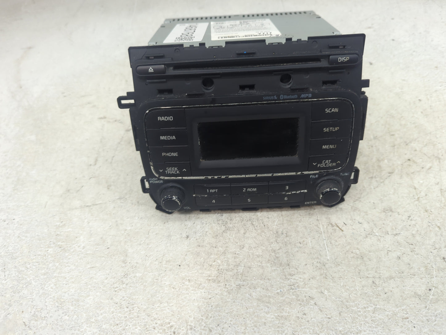 2014-2016 Kia Forte Radio AM FM Cd Player Receiver Replacement P/N:96170-A7171WK AM1A1A7AN,8V Fits Fits 2014 2015 2016 OEM U