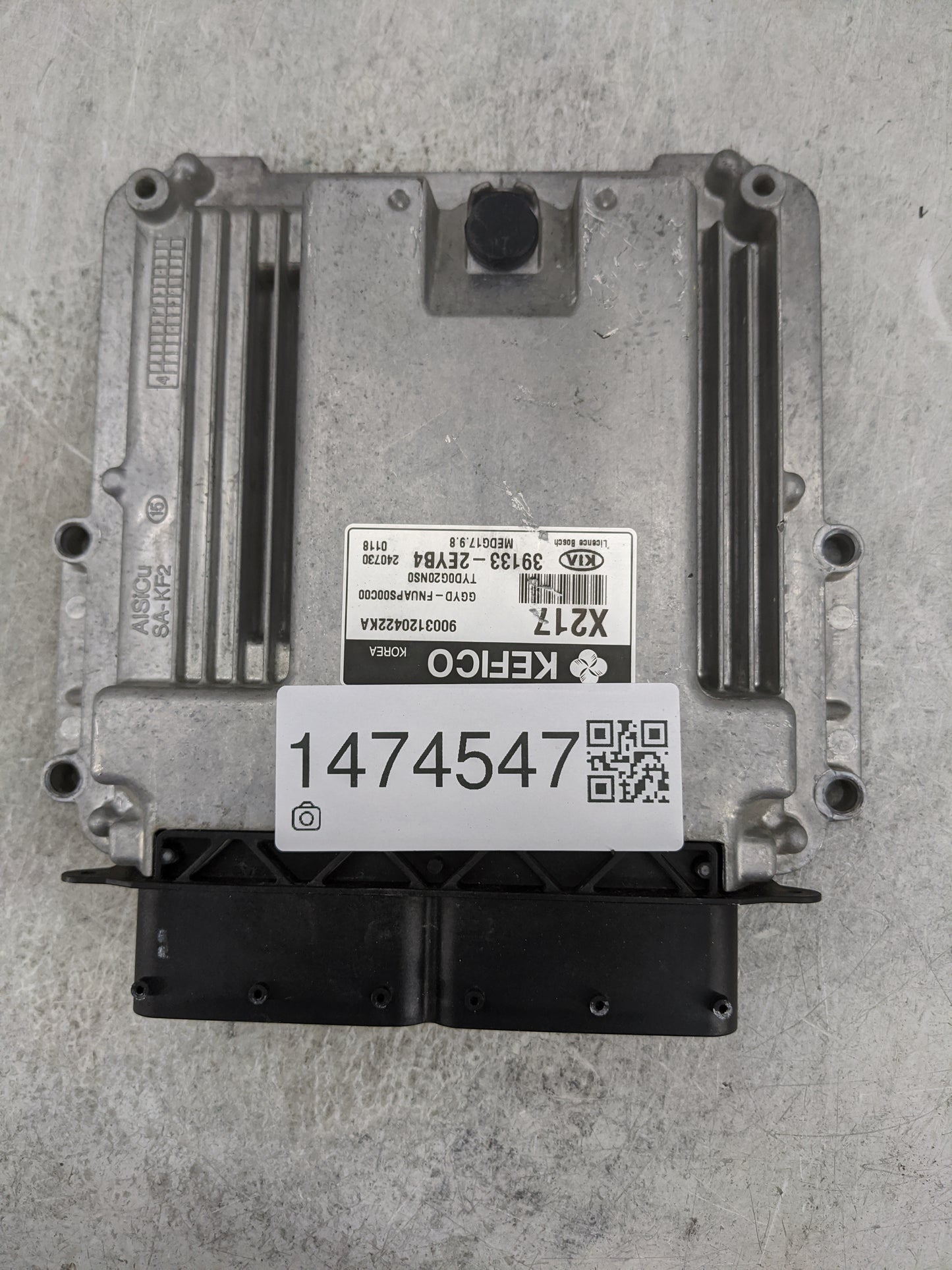 2015 Kia Forte PCM Engine Control Computer ECU ECM PCU OEM P/N:39133-2EYB4 9003120422KA, GGYD-FNUAPS00C00, TYD0G20NS0 Fits O