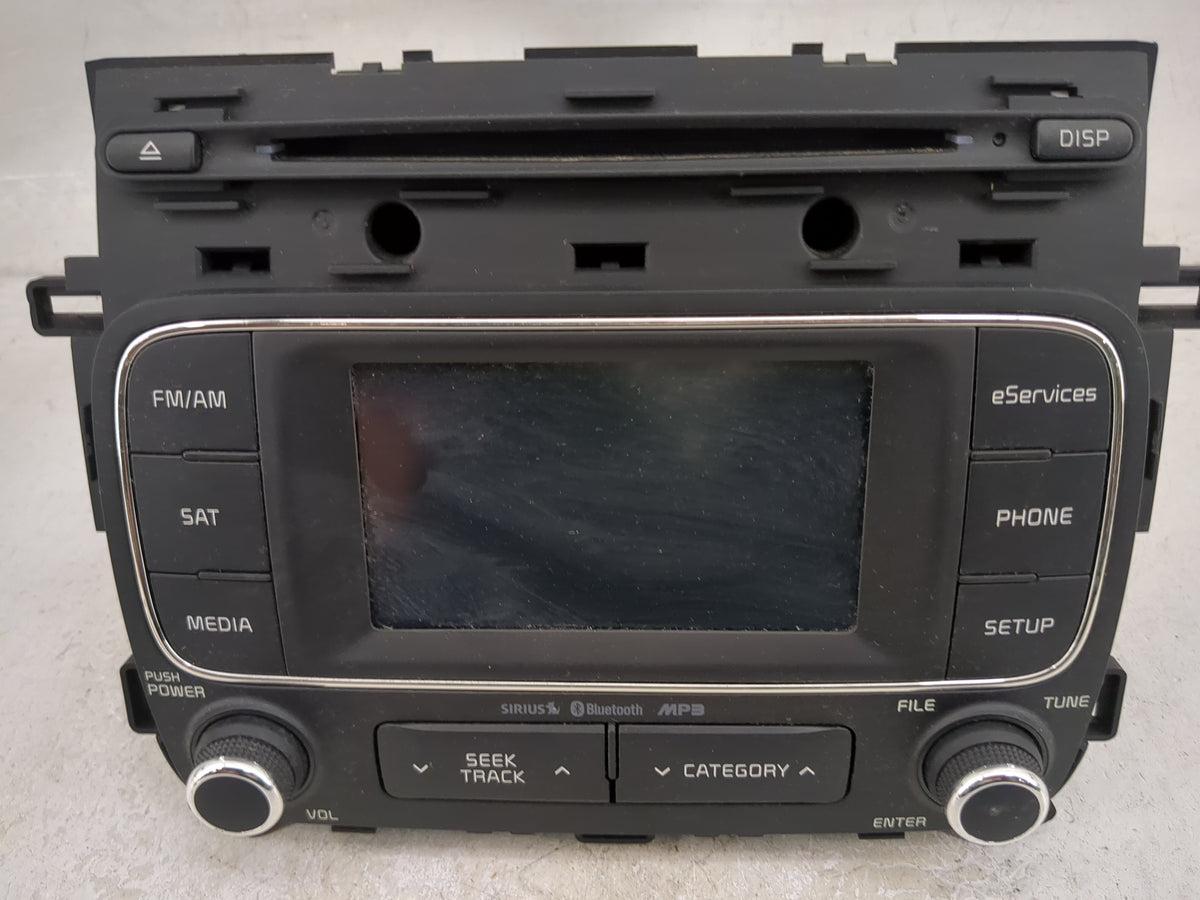 2014-2016 Kia Forte Radio AM FM Cd Player Receiver Replacement P/N:96160-A7101WK AC1A0A7AN Fits Fits 2014 2015 2016 OEM Used