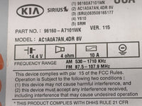 2014-2016 Kia Forte Radio AM FM Cd Player Receiver Replacement P/N:96160-A7101WK AC1A0A7AN Fits Fits 2014 2015 2016 OEM Used