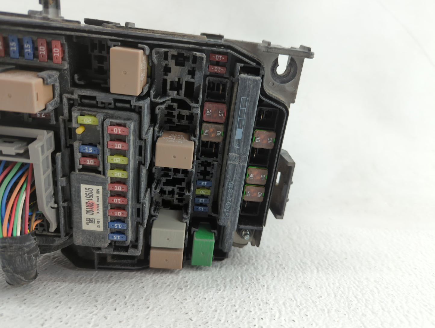 2014-2016 Kia Forte Fusebox Fuse Box Panel Relay Module P/N:91950-3X510 Fits Fits 2014 2015 2016 OEM Used Auto Parts - Oemus