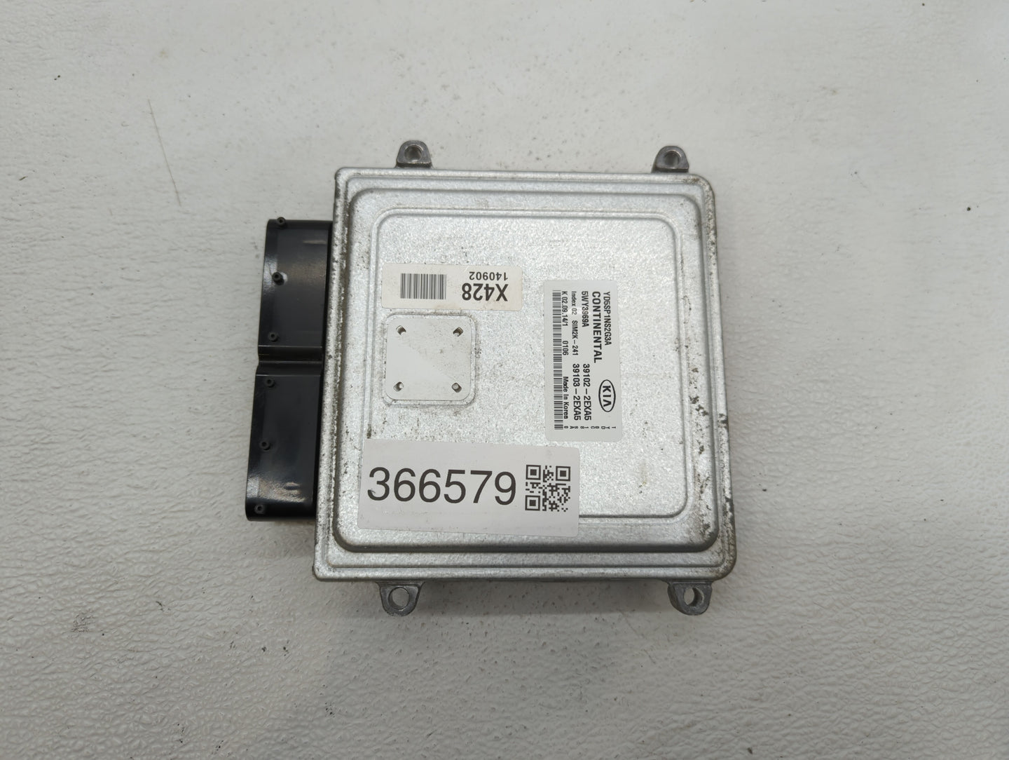 2015 Kia Forte PCM Engine Control Computer ECU ECM PCU OEM P/N:39103-2EXA5 39103-2EXA1, 39102-2EXA1, 39102-2EXA5 Fits OEM Us