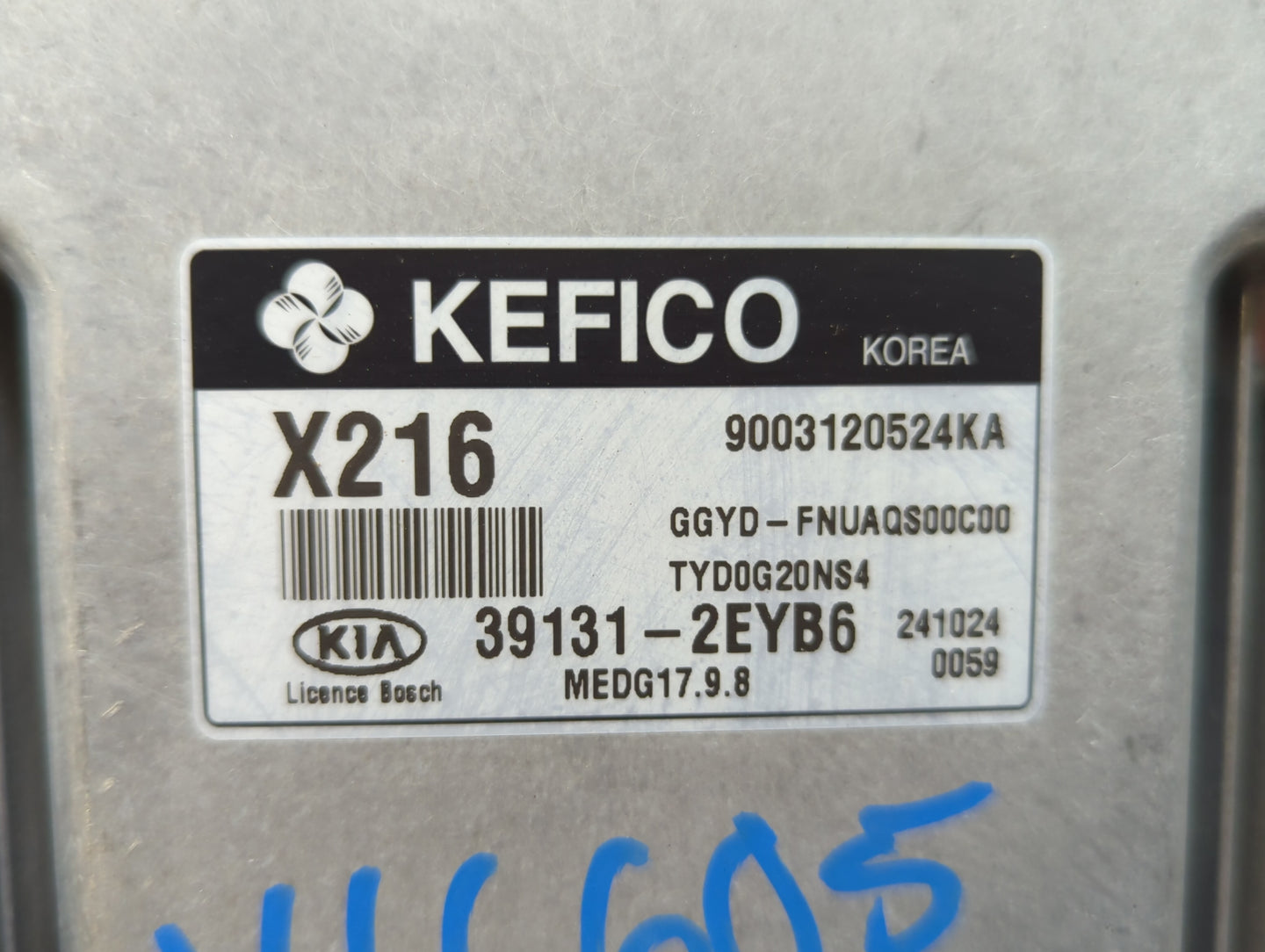 2015 Kia Forte PCM Engine Control Computer ECU ECM PCU OEM P/N:39133-2EYB6 39133-2EYC6, 39131-2EYB4 Fits OEM Used Auto Parts