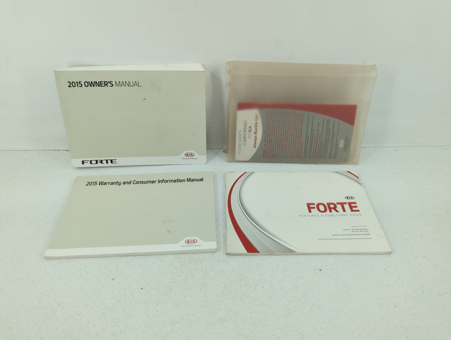 2015 Kia Forte Owners Manual Book Guide OEM Used Auto Parts - Oemusedautoparts1.com