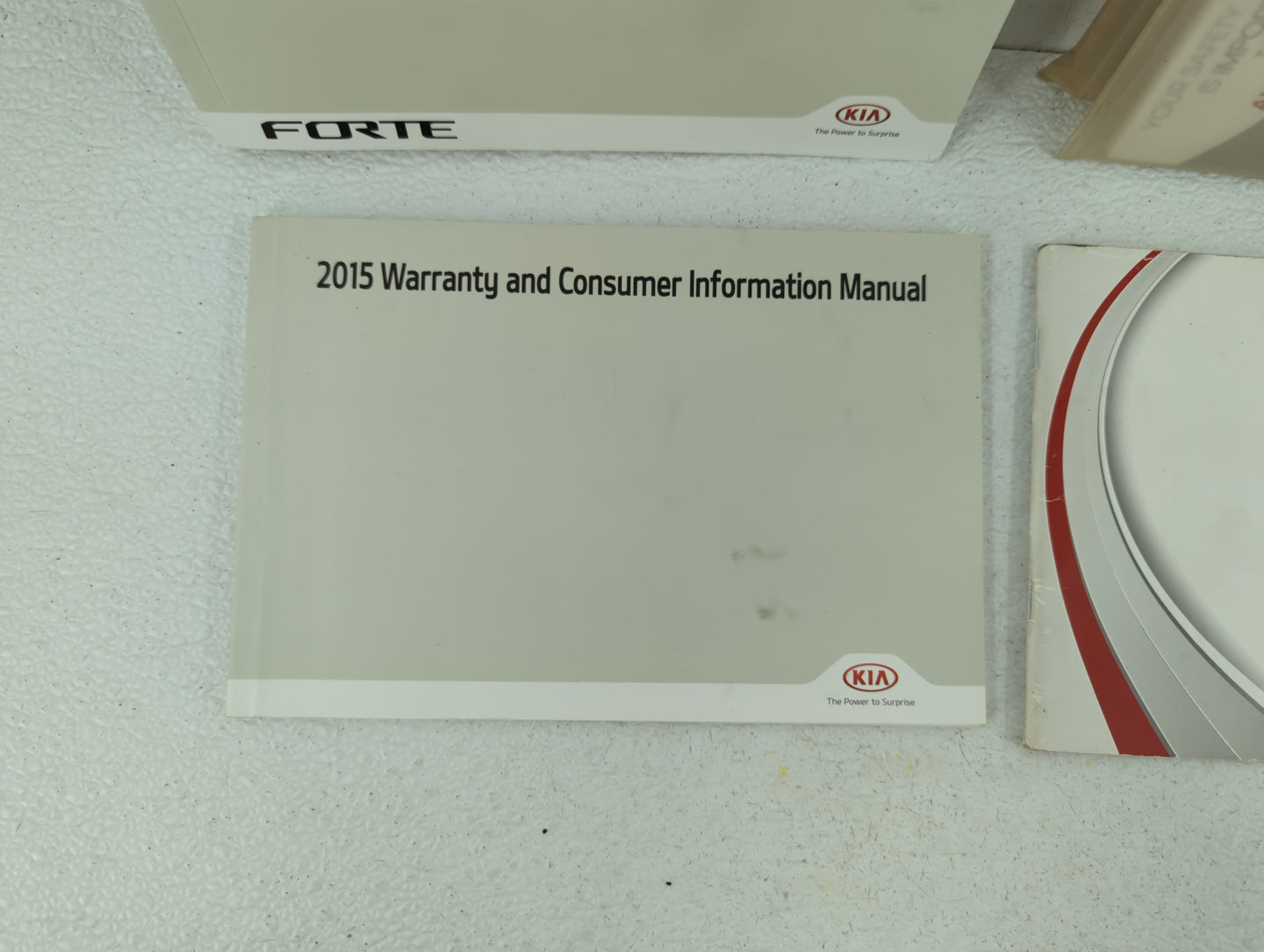 2015 Kia Forte Owners Manual Book Guide OEM Used Auto Parts - Oemusedautoparts1.com