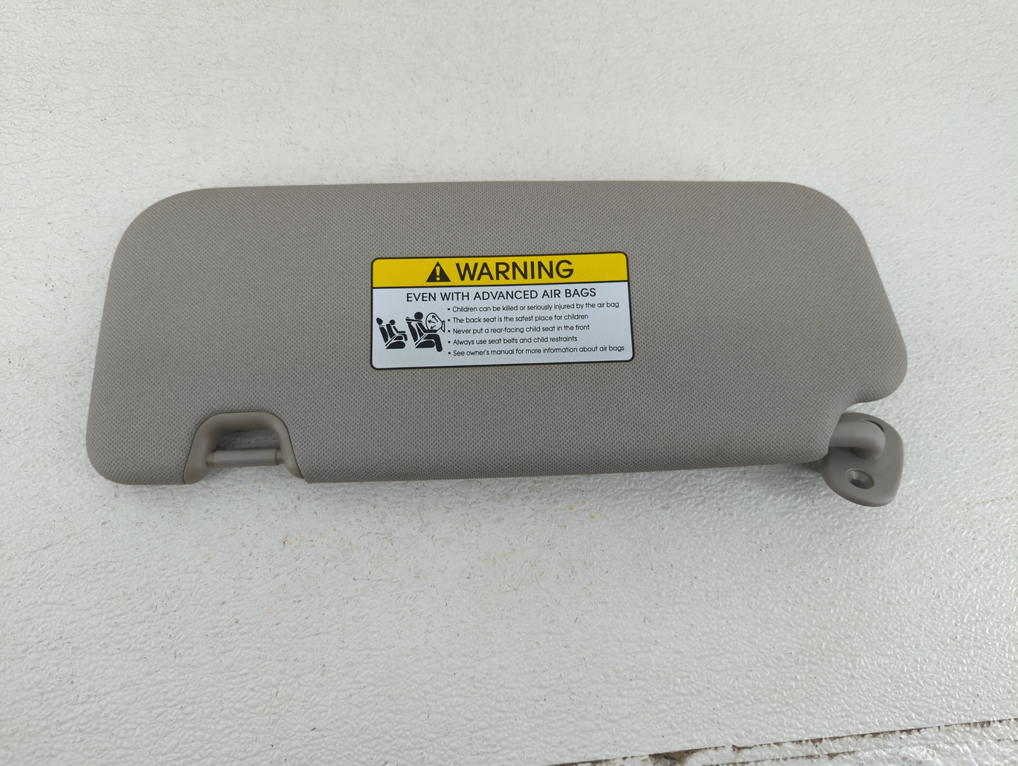 2014-2016 Kia Forte Sun Visor Shade Replacement Passenger Right Mirror Fits Fits 2014 2015 2016 OEM Used Auto Parts - Oemuse