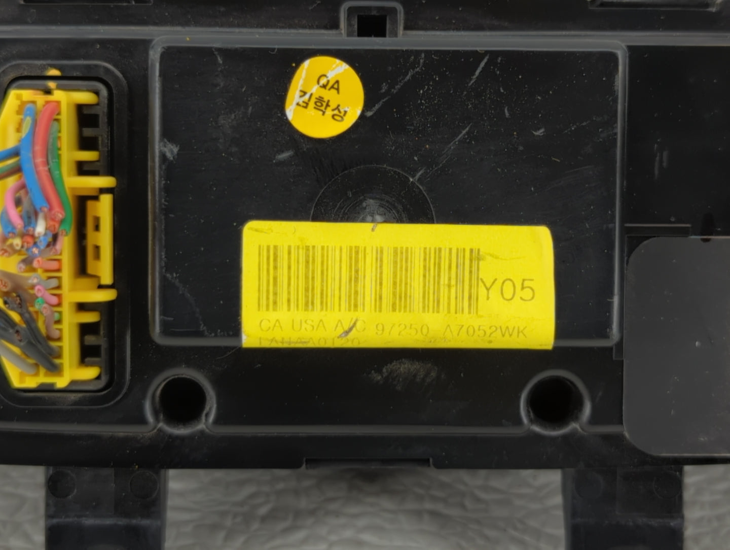 2014-2016 Kia Forte Climate Control Module Temperature AC/Heater Replacement P/N:97250-A7XXX 97250-A7050WK Fits OEM Used Aut