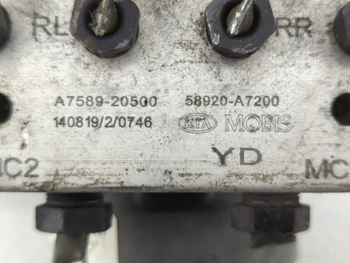 2014-2016 Kia Forte Anti-Lock Brake ABS Pump Module Actuator OEM P/N:58900-A7200 58920-A7200 Fits Fits 2014 2015 2016 OEM Us