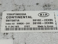 2015 Kia Forte PCM Engine Control Computer ECU ECM PCU OEM P/N:39101-2EXB5 Fits OEM Used Auto Parts - Oemusedautoparts1.com