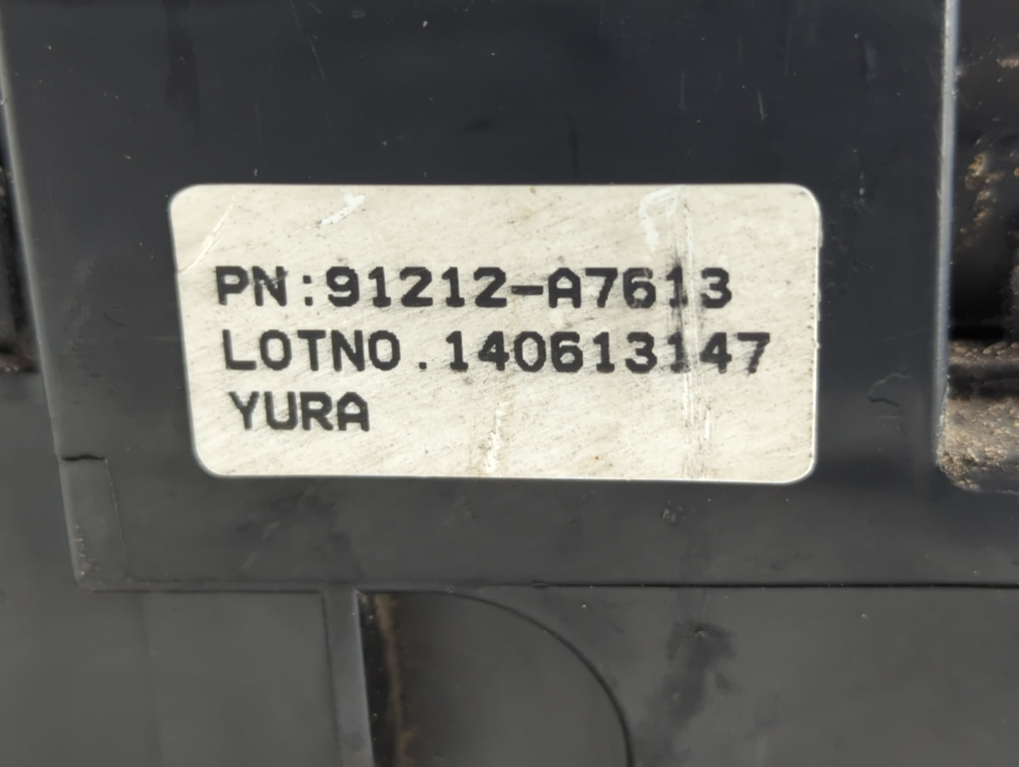 2014-2016 Kia Forte Fusebox Fuse Box Panel Relay Module P/N:91212-A7613 Fits Fits 2014 2015 2016 OEM Used Auto Parts - Oemus