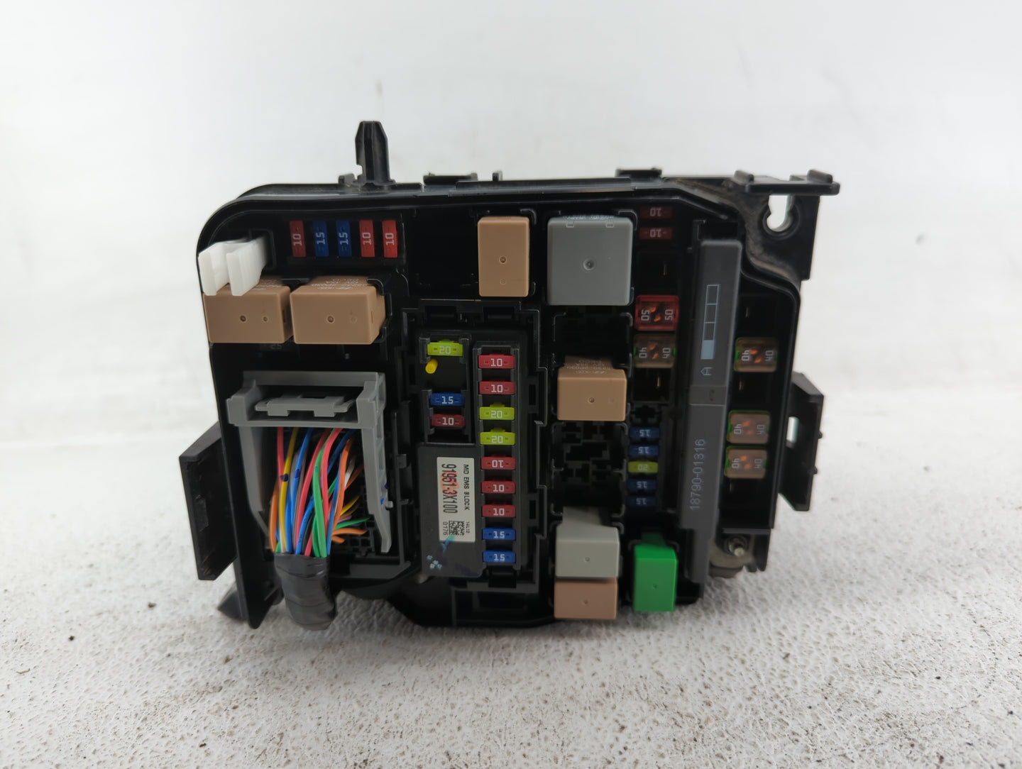 2014-2016 Kia Forte Fusebox Fuse Box Panel Relay Module P/N:91204-A7330 91951-3X100 Fits Fits 2014 2015 2016 OEM Used Auto P