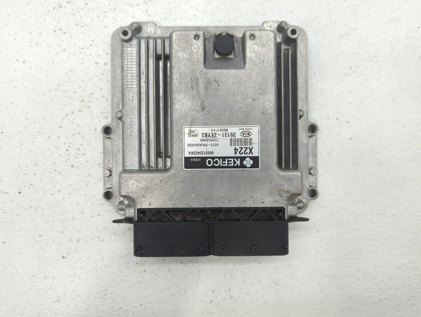 2015 Kia Forte PCM Engine Control Computer ECU ECM PCU OEM P/N:39131-2EYB3 Fits OEM Used Auto Parts - Oemusedautoparts1.com