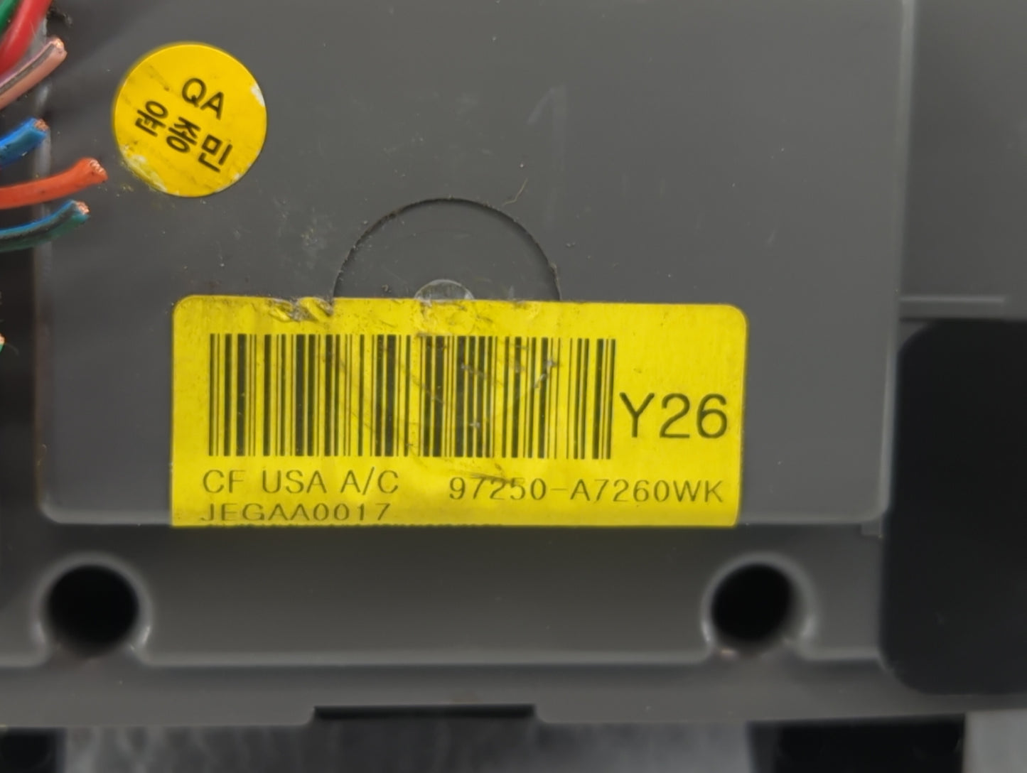 2014-2016 Kia Forte Climate Control Module Temperature AC/Heater Replacement P/N:97250-A7260 97250-A7250 Fits Fits 2014 2015