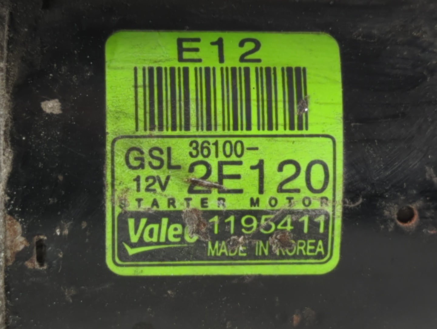 2014-2016 Kia Forte Car Starter Motor Solenoid OEM P/N:36100-2E120 Fits Fits 2012 2013 2014 2015 2016 OEM Used Auto Parts - 