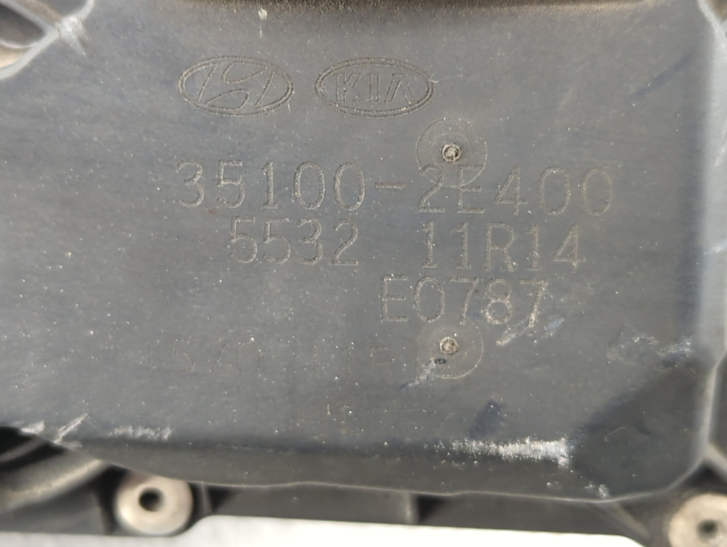2014-2016 Kia Forte Throttle Body P/N:35100-2E400 Fits Fits 2012 2013 2014 2015 2016 2018 2019 2020 2021 OEM Used Auto Parts