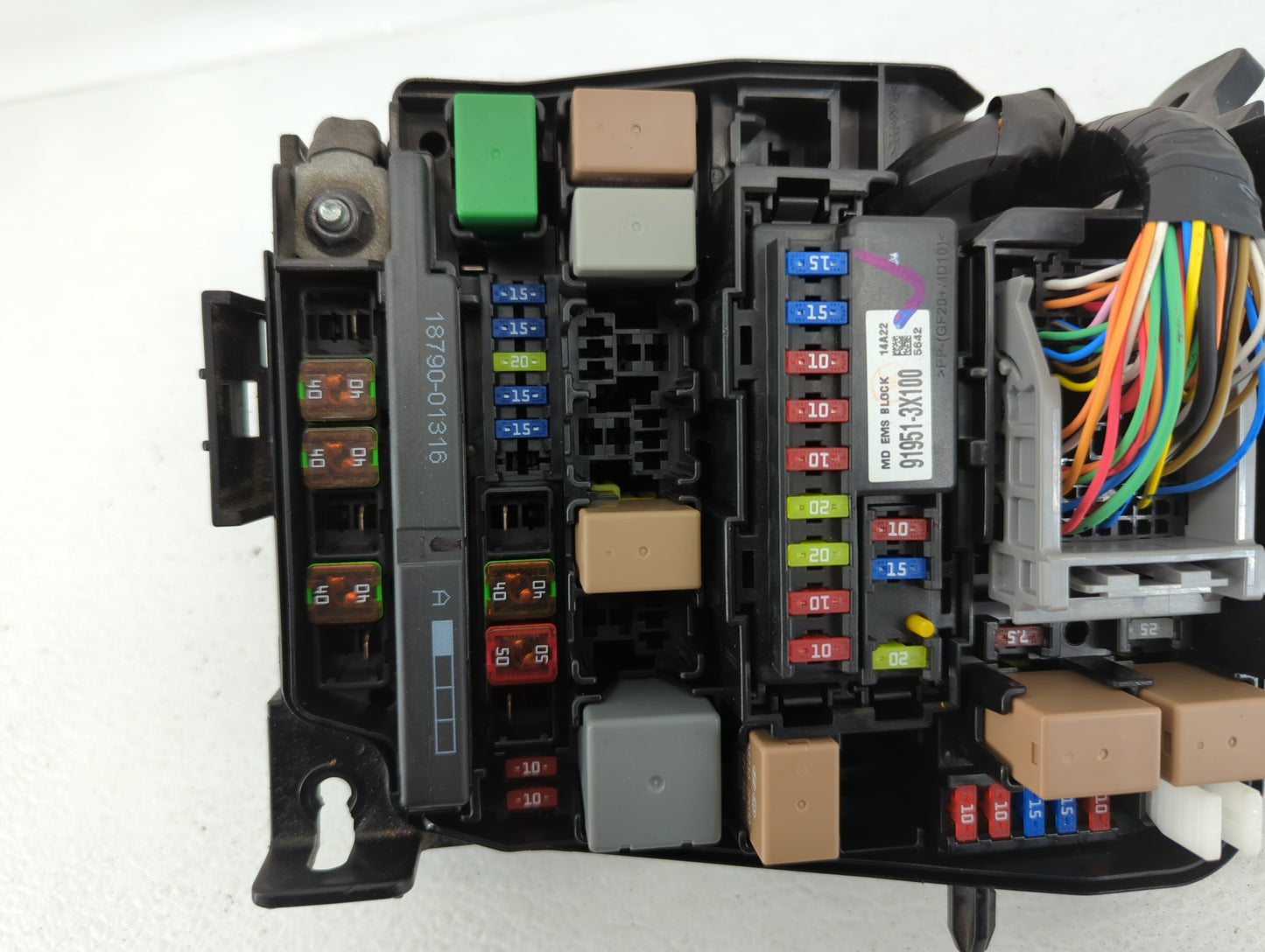 2014-2016 Kia Forte Fusebox Fuse Box Panel Relay Module P/N:91209 A7192 Fits Fits 2014 2015 2016 OEM Used Auto Parts - Oemus