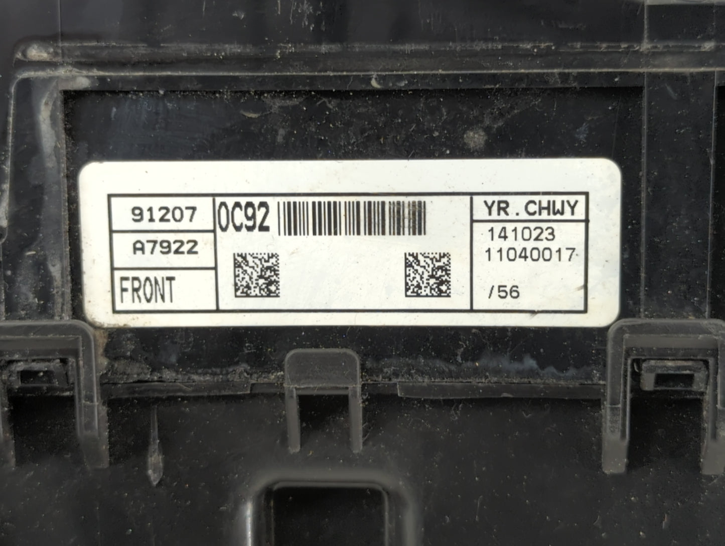 2014-2016 Kia Forte Fusebox Fuse Box Panel Relay Module P/N:912070C92 91207A7922 Fits Fits 2014 2015 2016 OEM Used Auto Part