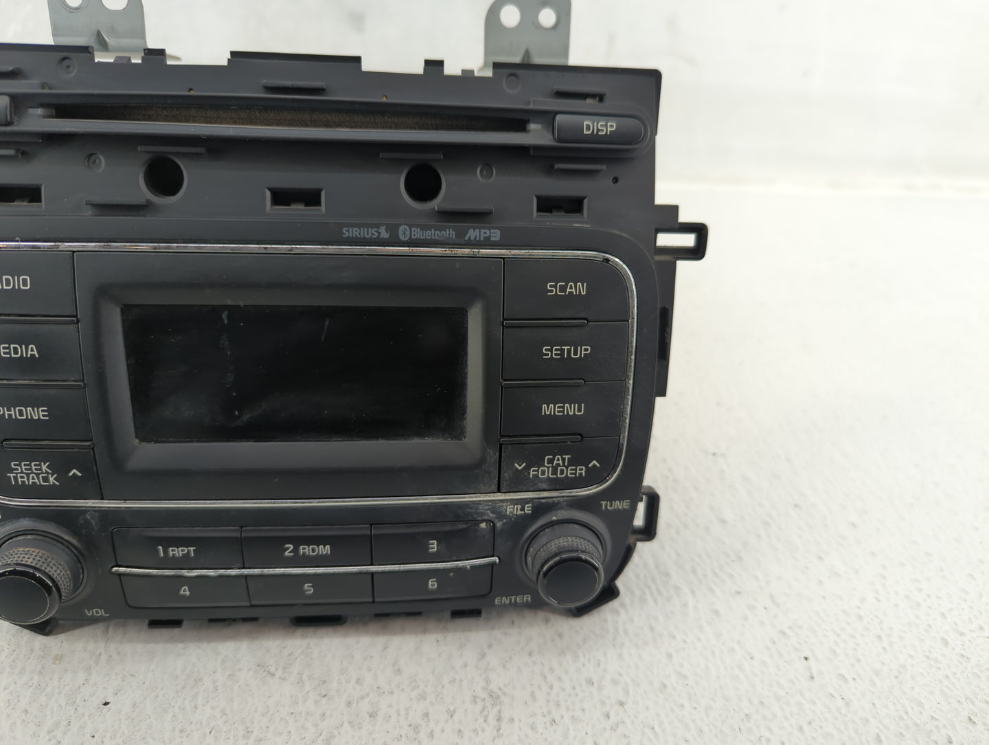 2014-2016 Kia Forte Radio AM FM Cd Player Receiver Replacement P/N:96180-A7290WK Fits Fits 2014 2015 2016 OEM Used Auto Part