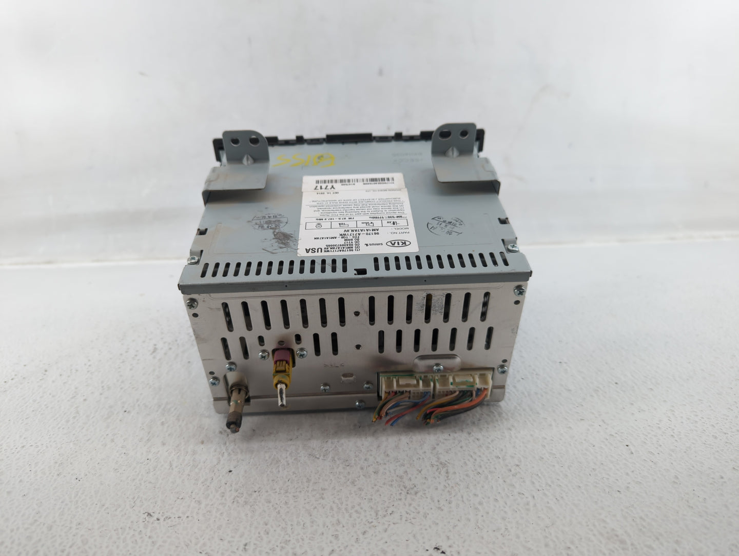 2014-2016 Kia Forte Radio AM FM Cd Player Receiver Replacement P/N:96180-A7290WK Fits Fits 2014 2015 2016 OEM Used Auto Part