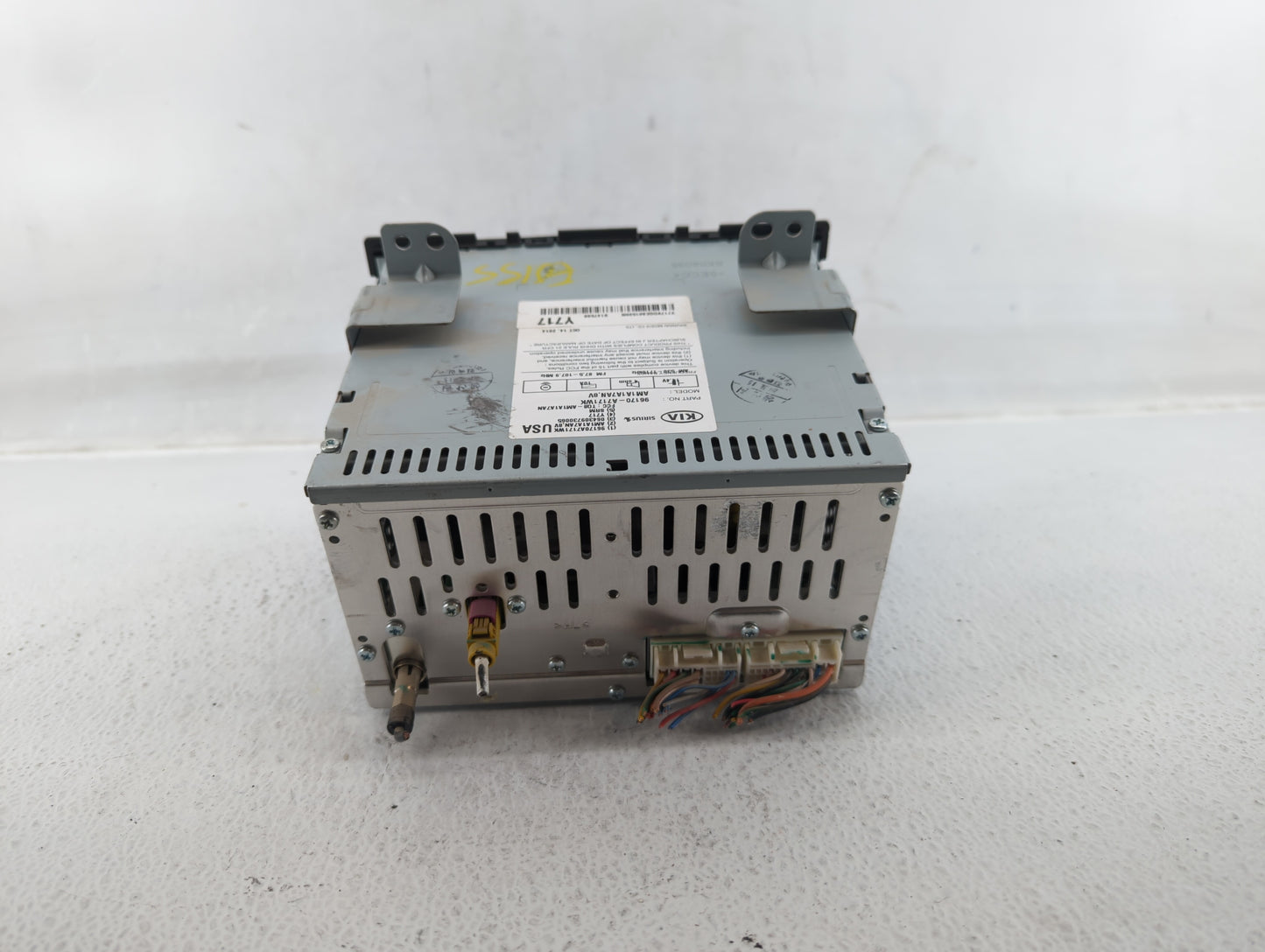 2014-2016 Kia Forte Radio AM FM Cd Player Receiver Replacement P/N:96180-A7290WK Fits Fits 2014 2015 2016 OEM Used Auto Part