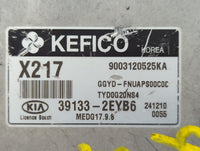 2015 Kia Forte PCM Engine Control Computer ECU ECM PCU OEM P/N:39133-2EYB6 Fits OEM Used Auto Parts - Oemusedautoparts1.com