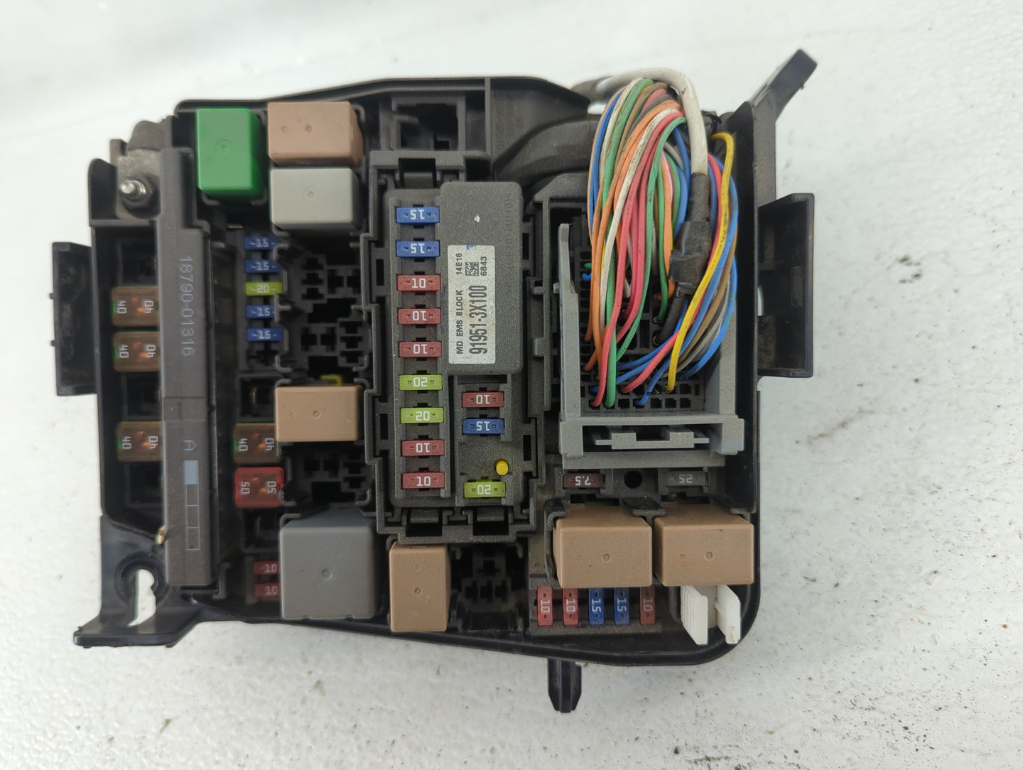 2014-2016 Kia Forte Fusebox Fuse Box Panel Relay Module P/N:91209 A7192 Fits Fits 2014 2015 2016 OEM Used Auto Parts - Oemus