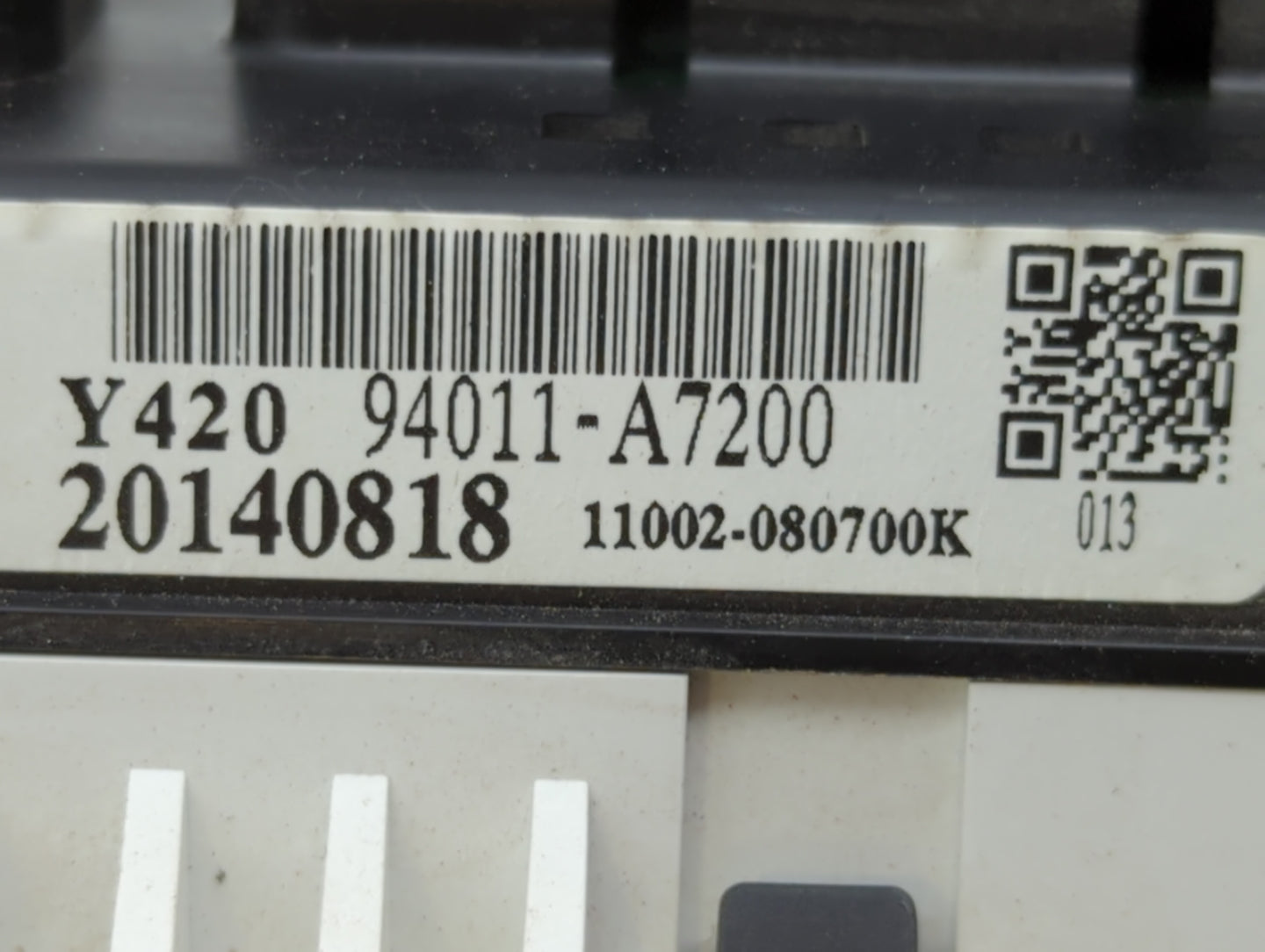 2014-2016 Kia Forte Instrument Cluster Speedometer Gauges P/N:94011-A7200 Fits Fits 2014 2015 2016 OEM Used Auto Parts - Oem