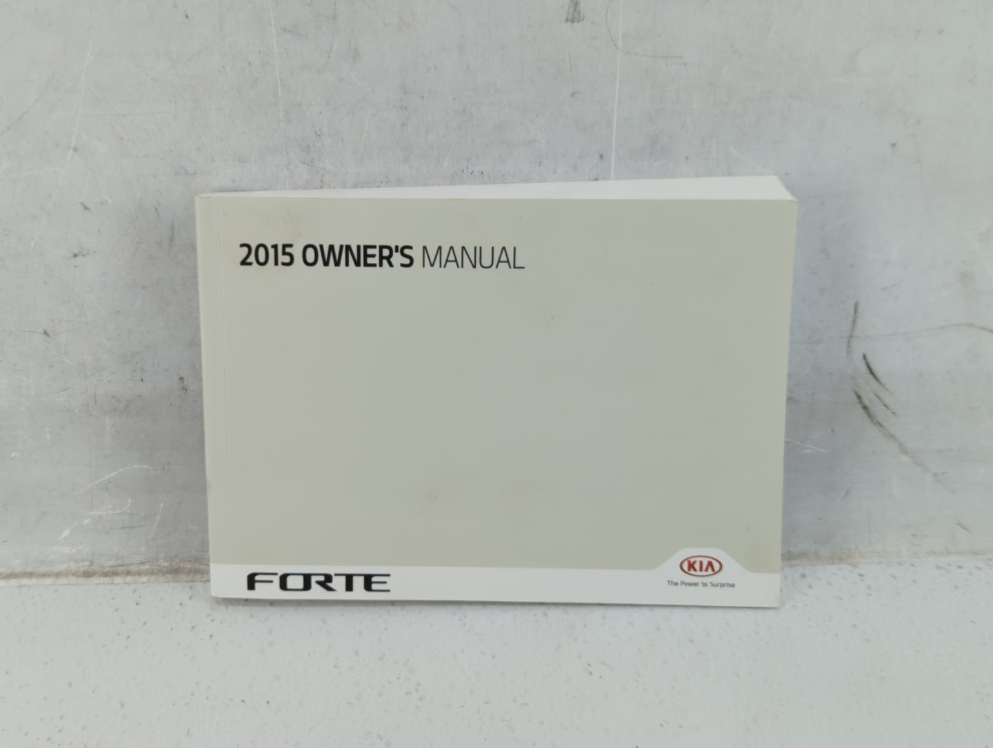 2015 Kia Forte Owners Manual Book Guide P/N:FA70-EU4NJ OEM Used Auto Parts - Oemusedautoparts1.com