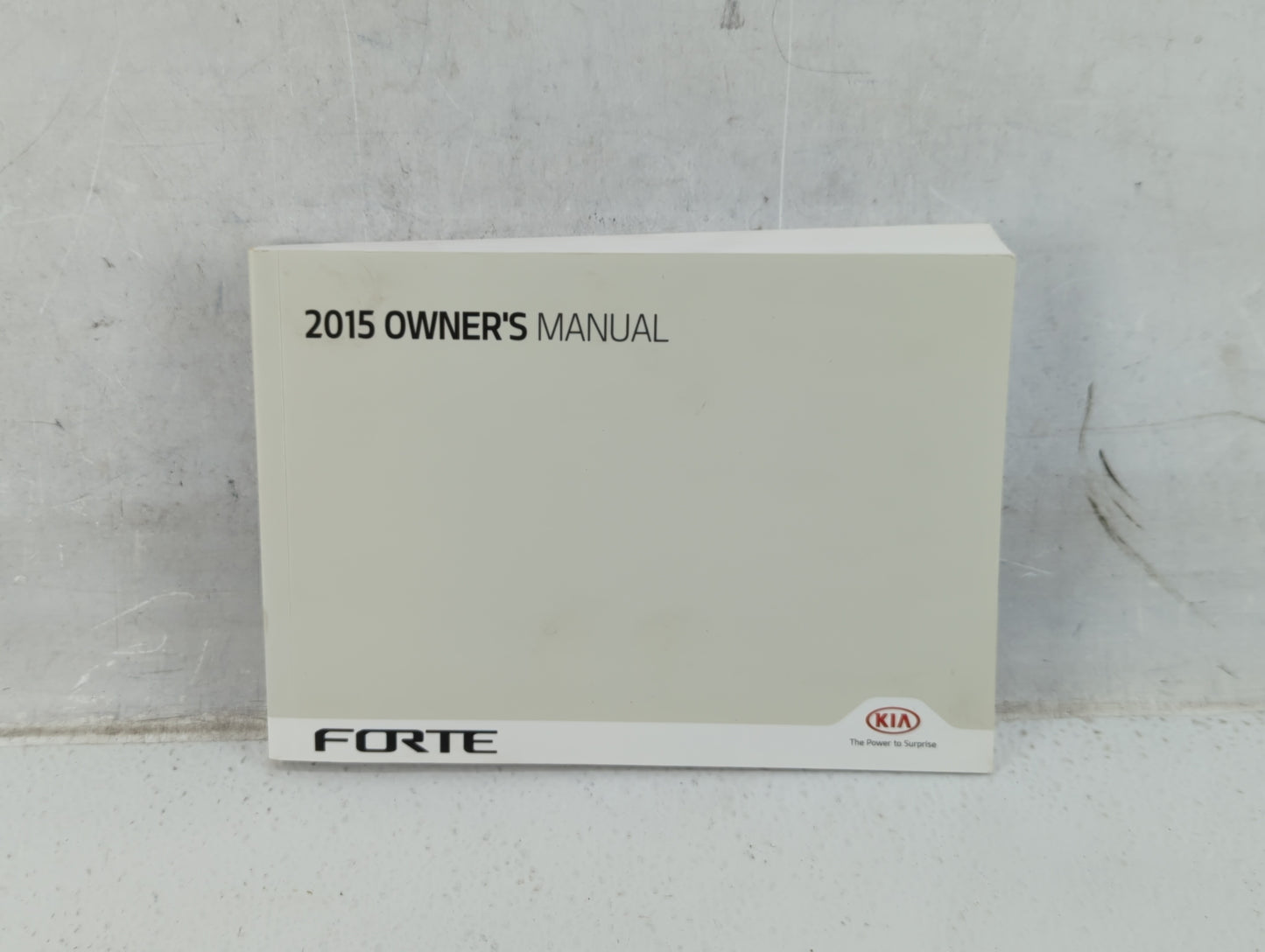 2015 Kia Forte Owners Manual Book Guide P/N:FA70-EU4NJ OEM Used Auto Parts - Oemusedautoparts1.com