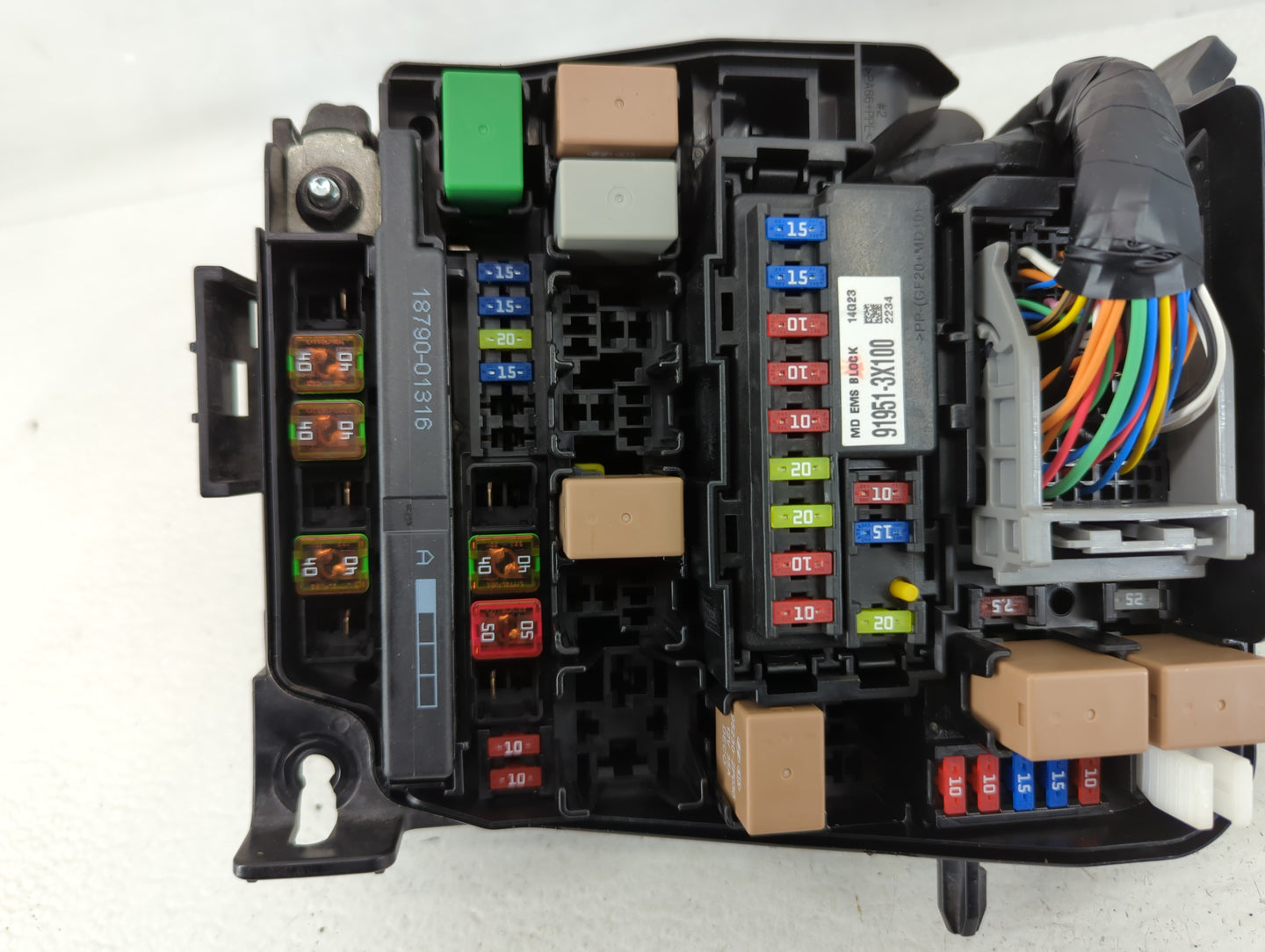 2014-2016 Kia Forte Fusebox Fuse Box Panel Relay Module P/N:91208 A7892 Fits Fits 2014 2015 2016 OEM Used Auto Parts - Oemus