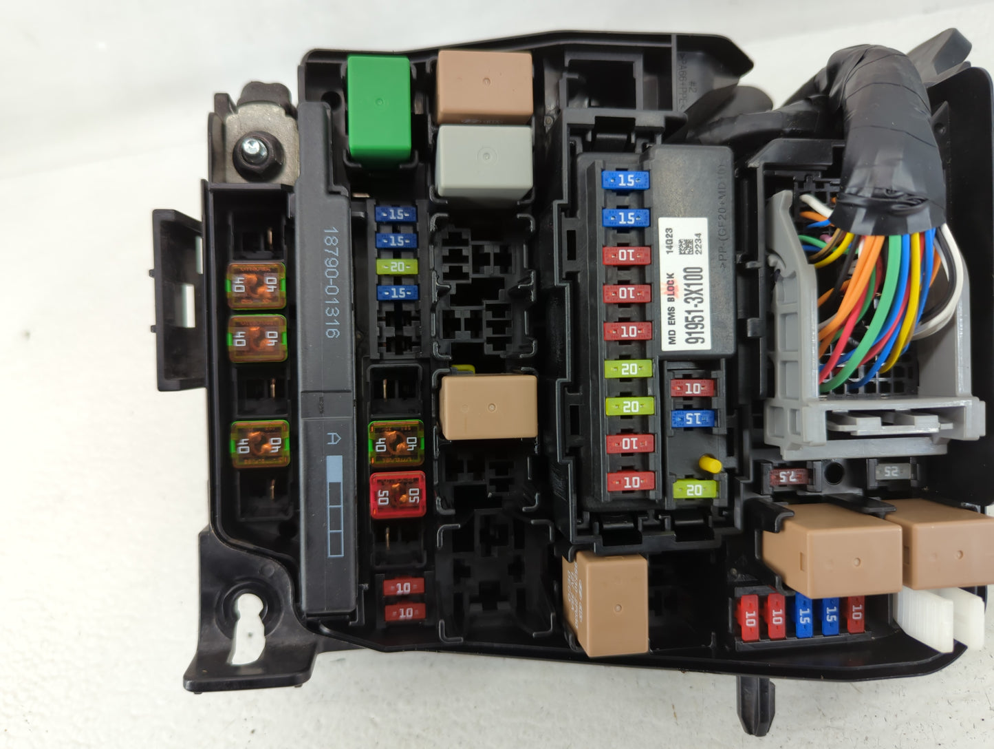 2014-2016 Kia Forte Fusebox Fuse Box Panel Relay Module P/N:91208 A7892 Fits Fits 2014 2015 2016 OEM Used Auto Parts - Oemus
