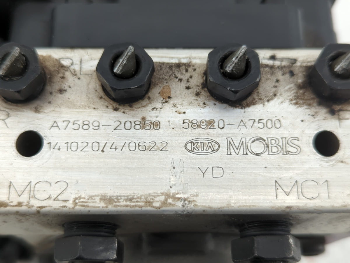 2014-2016 Kia Forte Anti-Lock Brake ABS Pump Module Actuator OEM P/N:58920-A7500 Fits Fits 2014 2015 2016 OEM Used Auto Part