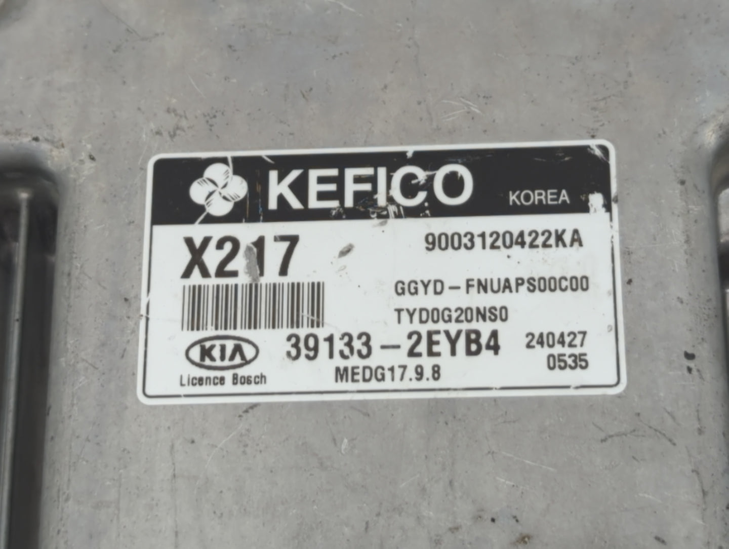 2015 Kia Forte PCM Engine Control Computer ECU ECM PCU OEM P/N:39131-2EYB4 39131-2EYB3 Fits OEM Used Auto Parts - Oemusedaut