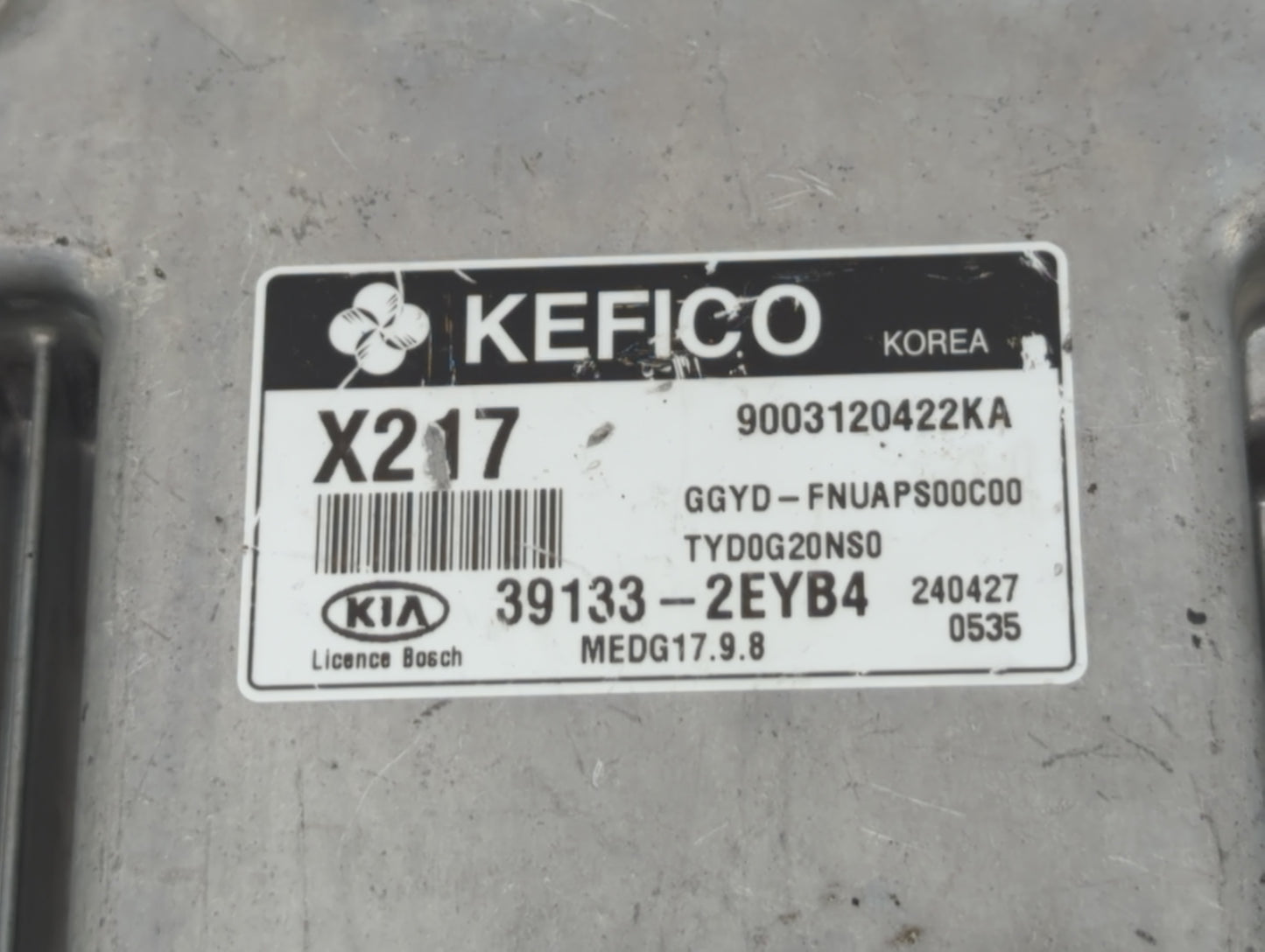 2015 Kia Forte PCM Engine Control Computer ECU ECM PCU OEM P/N:39131-2EYB4 39131-2EYB3 Fits OEM Used Auto Parts - Oemusedaut