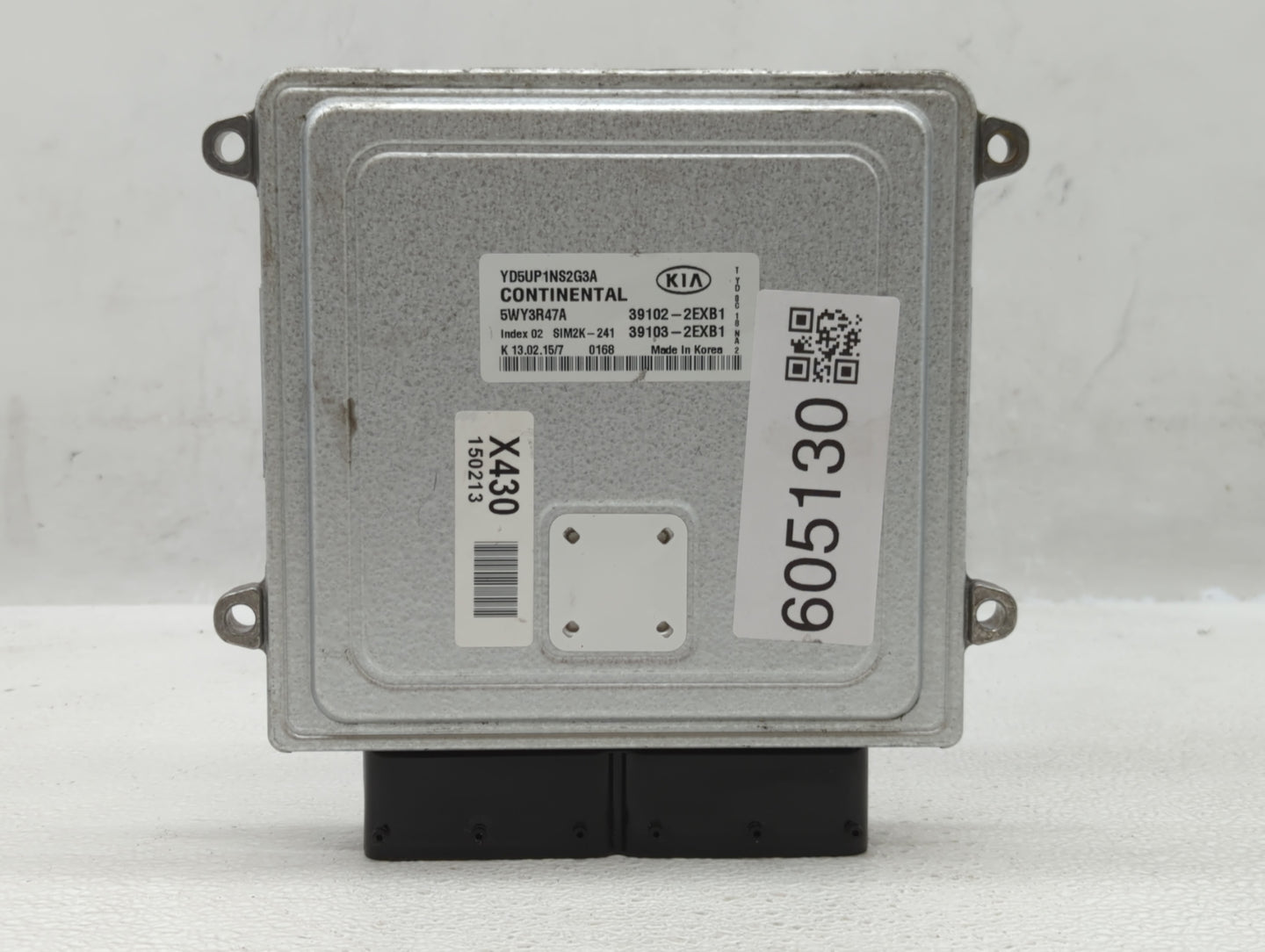 2015 Kia Forte PCM Engine Control Computer ECU ECM PCU OEM P/N:39103-2EXB5 39102-2EXB5 Fits OEM Used Auto Parts - Oemusedaut
