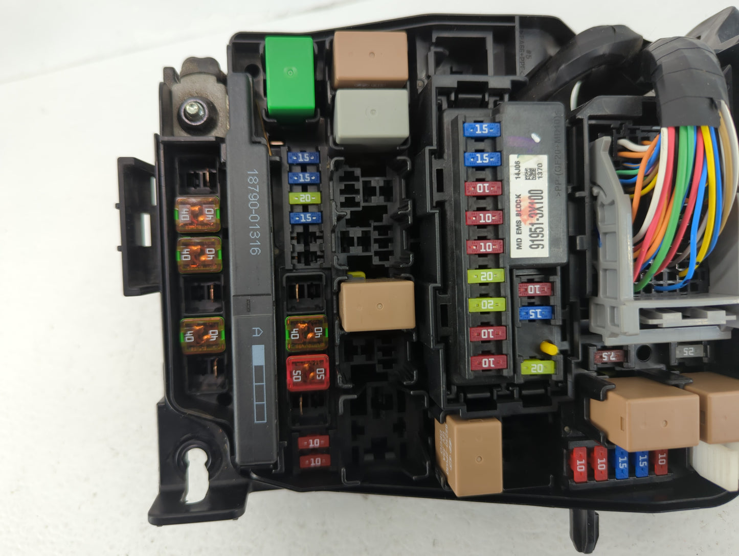 2014-2016 Kia Forte Fusebox Fuse Box Panel Relay Module P/N:91208 A7892 Fits Fits 2014 2015 2016 OEM Used Auto Parts - Oemus