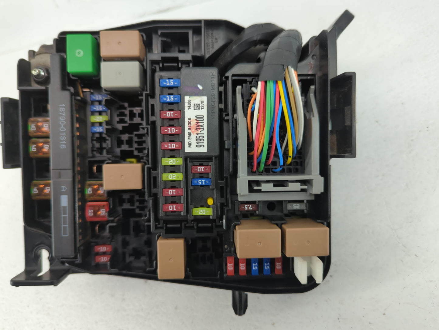 2014-2016 Kia Forte Fusebox Fuse Box Panel Relay Module P/N:91208 A7892 Fits Fits 2014 2015 2016 OEM Used Auto Parts - Oemus