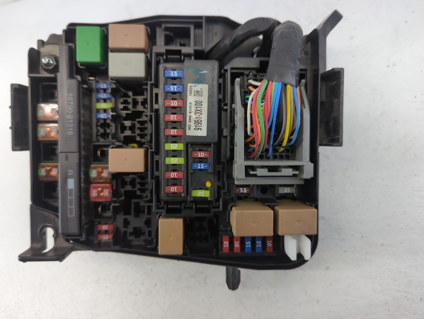 2014-2016 Kia Forte Fusebox Fuse Box Panel Relay Module P/N:91208 A7892 Fits Fits 2014 2015 2016 OEM Used Auto Parts - Oemus