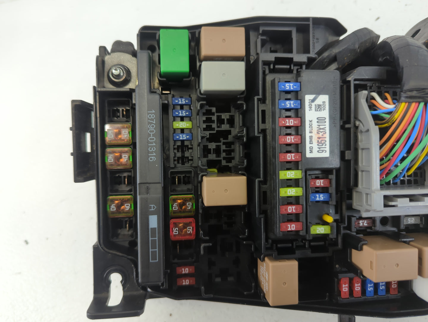 2014-2016 Kia Forte Fusebox Fuse Box Panel Relay Module P/N:91208 A7892 Fits Fits 2014 2015 2016 OEM Used Auto Parts - Oemus