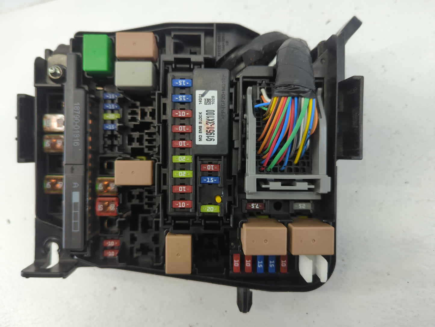 2014-2016 Kia Forte Fusebox Fuse Box Panel Relay Module P/N:91208 A7892 Fits Fits 2014 2015 2016 OEM Used Auto Parts - Oemus
