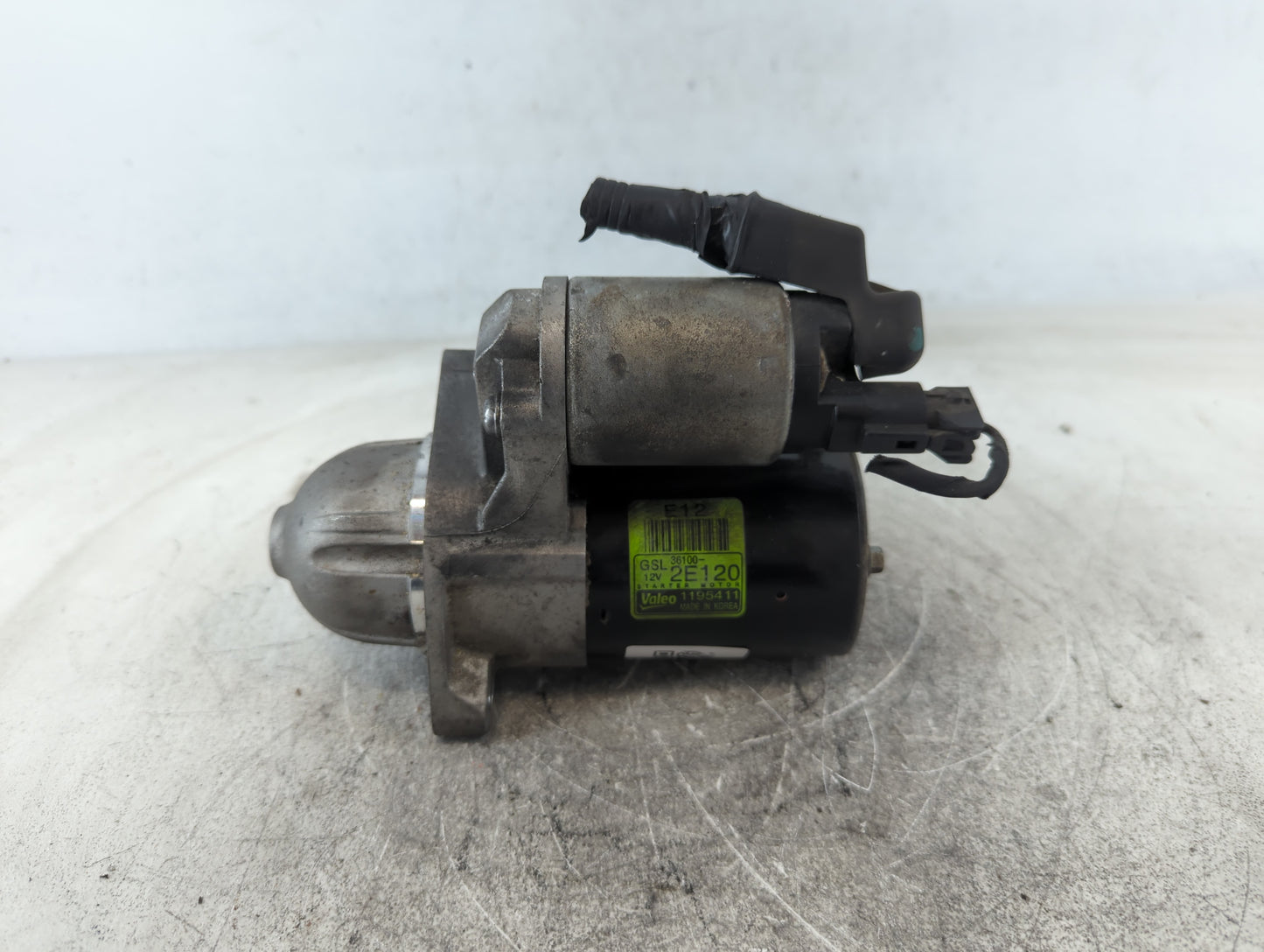 2014-2016 Kia Forte Car Starter Motor Solenoid OEM P/N:1195411 36100-2E120 Fits Fits 2012 2013 2014 2015 2016 OEM Used Auto 