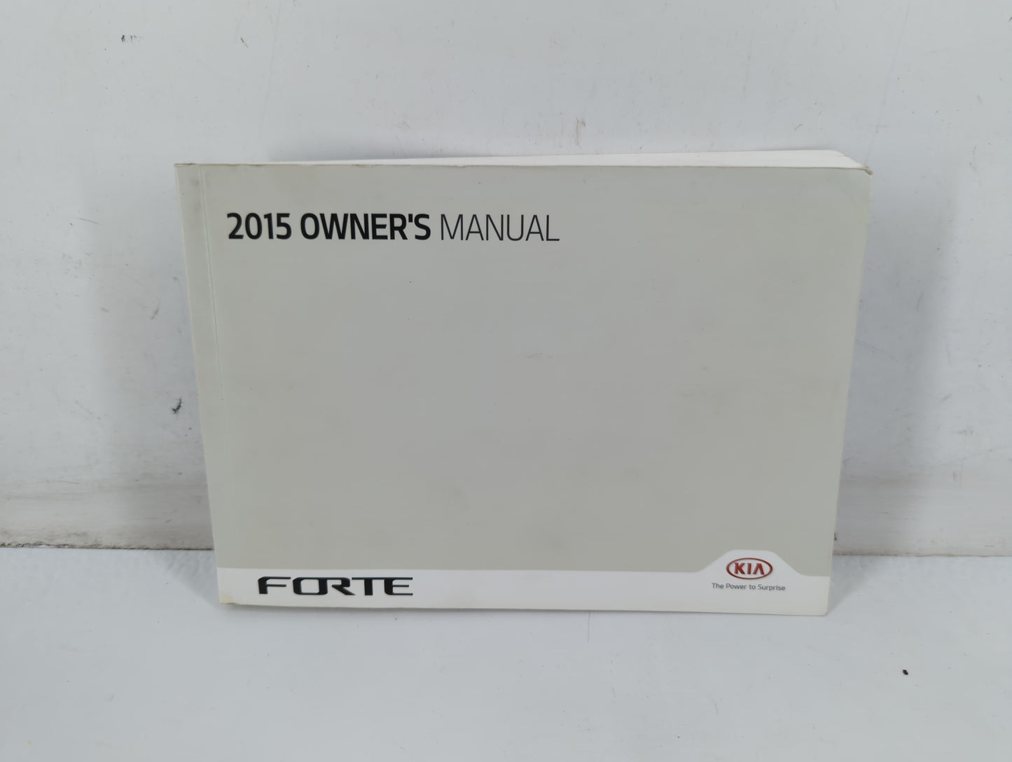 2015 Kia Forte Owners Manual Book Guide P/N:FA7O-EU4OI OEM Used Auto Parts - Oemusedautoparts1.com