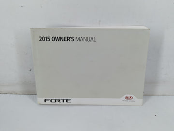2015 Kia Forte Owners Manual Book Guide P/N:FA7O-EU4OI OEM Used Auto Parts - Oemusedautoparts1.com