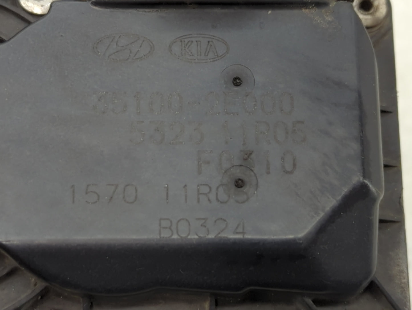 2014-2018 Kia Forte Throttle Body P/N:35100-2E000 Fits Fits 2011 2012 2013 2014 2015 2016 2017 2018 2019 2020 2021 OEM Used 