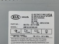 2014-2016 Kia Forte Radio AM FM Cd Player Receiver Replacement P/N:96170-A7171WK Fits Fits 2014 2015 2016 OEM Used Auto Part